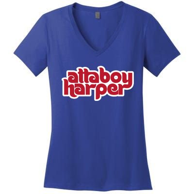 Atta Boy Harper Philadelphia Women's V-Neck T-Shirt