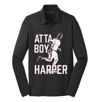 Atta Boy Harper Philadelphia Silk Touch Performance Long Sleeve Polo