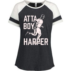 Atta Boy Harper Philadelphia Enza Ladies Jersey Colorblock Tee