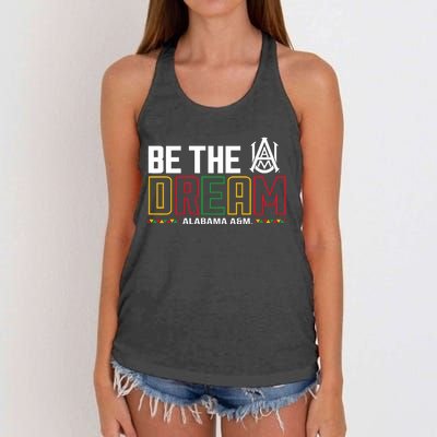 Alabama Bulldogs Hbcu Be The Dream Women's Knotted Racerback Tank