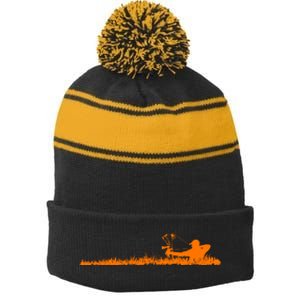 Archery Bow Hunter Deer Mule Elk Bow Hunting Accessories Stripe Pom Pom Beanie