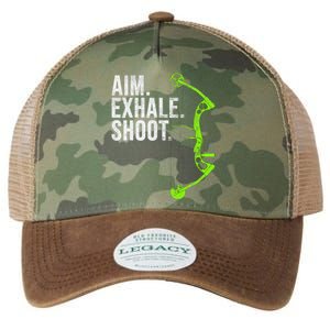 Archery Bow Hunting Aim Exhale Shoot Legacy Tie Dye Trucker Hat