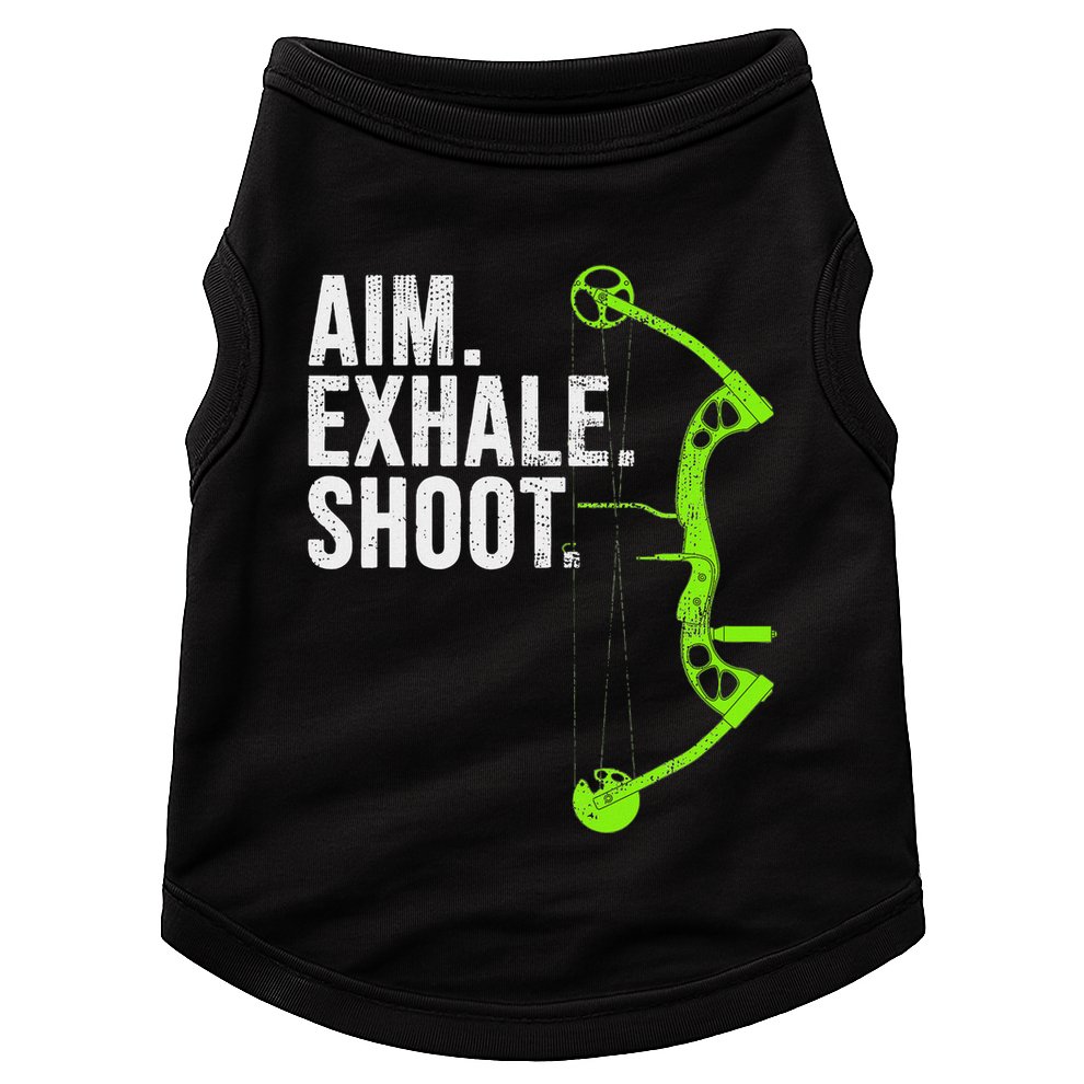 Archery Bow Hunting Aim Exhale Shoot Doggie Tank