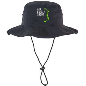 Archery Bow Hunting Aim Exhale Shoot Legacy Cool Fit Booney Bucket Hat