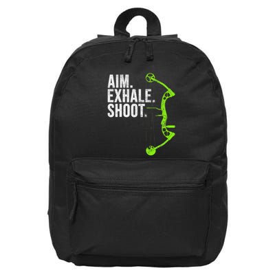 Archery Bow Hunting Aim Exhale Shoot 16 in Basic Backpack