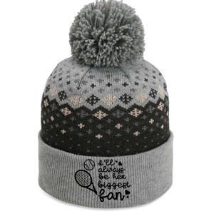 Always Be Her Biggest Fan Tennis Mom Dad Boyfriend The Baniff Cuffed Pom Beanie