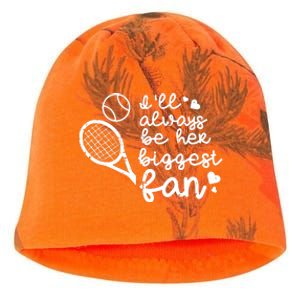 Always Be Her Biggest Fan Tennis Mom Dad Boyfriend Kati - Camo Knit Beanie