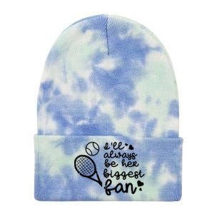 Always Be Her Biggest Fan Tennis Mom Dad Boyfriend Tie Dye 12in Knit Beanie