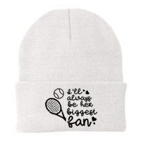 Always Be Her Biggest Fan Tennis Mom Dad Boyfriend Knit Cap Winter Beanie