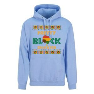 Afro Black History Month African Pretty Black And Educated Gift Unisex Surf Hoodie