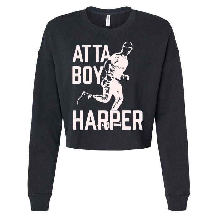 Atta Boy Harper Cropped Pullover Crew