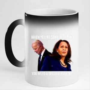 Anti Biden Harris Funny 2021, Anti Biden 11oz Black Color Changing Mug