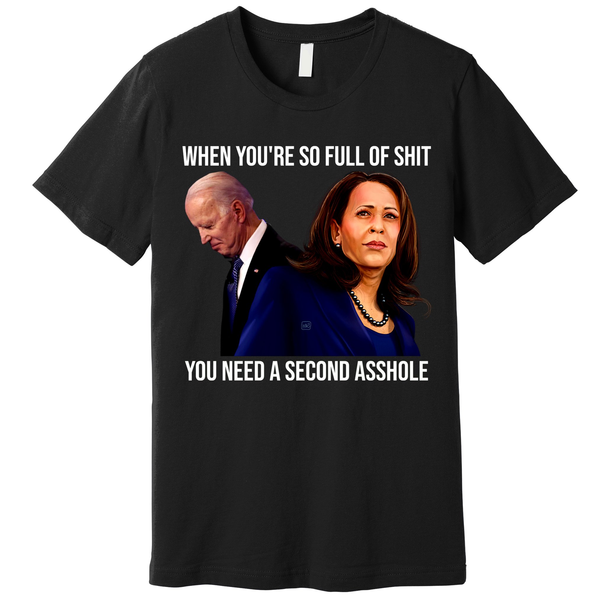 Anti Biden Harris Funny 2021, Anti Biden Premium T-Shirt
