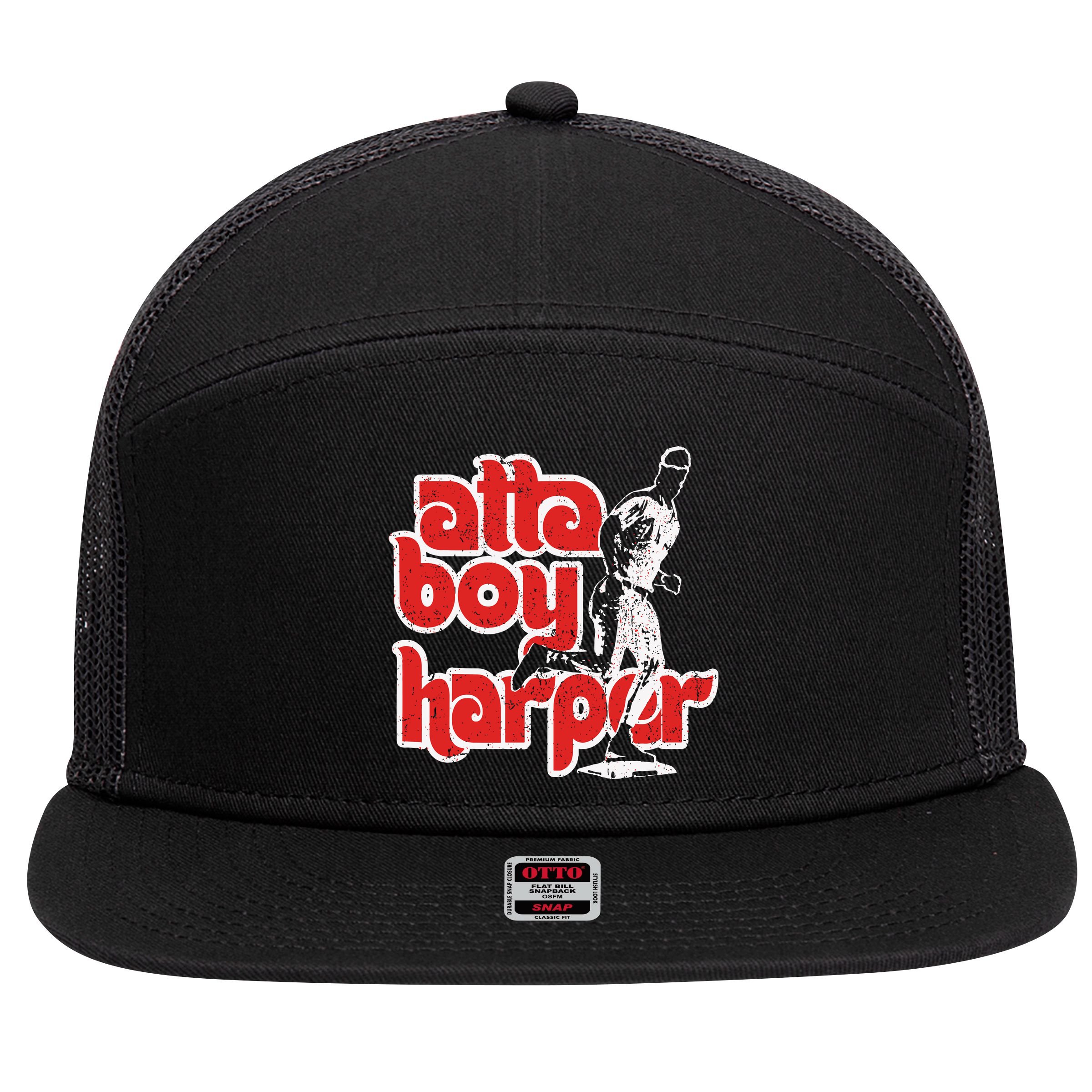 Atta Boy Harper 7 Panel Mesh Trucker Snapback Hat
