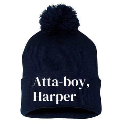 Atta Boy Harper Pom Pom 12in Knit Beanie