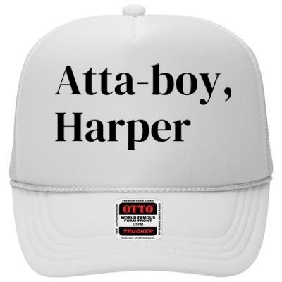 Atta Boy Harper High Crown Mesh Back Trucker Hat