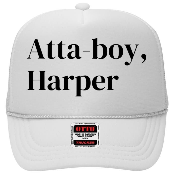 Atta Boy Harper High Crown Mesh Back Trucker Hat