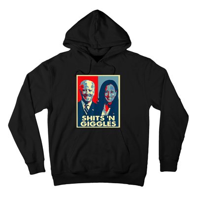 Anti Biden Harris Shits N Giggles Political Hoodie