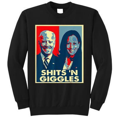 Anti Biden Harris Shits N Giggles Political Sweatshirt