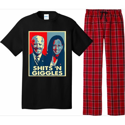 Anti Biden Harris Shits N Giggles Political Pajama Set