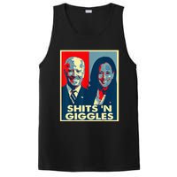 Anti Biden Harris Shits N Giggles Political PosiCharge Competitor Tank