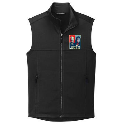 Anti Biden Harris Shits N Giggles Political Collective Smooth Fleece Vest