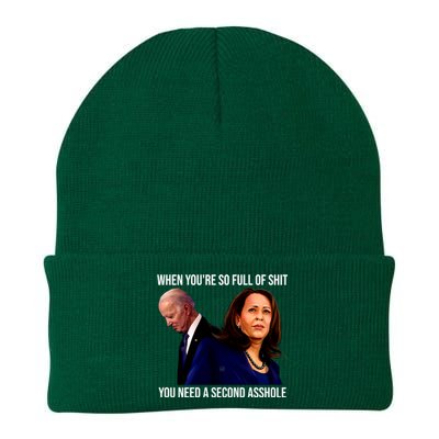 Biden Shirt Funny Anti Biden Harris Design Knit Cap Winter Beanie