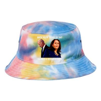 Biden Shirt Funny Anti Biden Harris Design Tie Dye Newport Bucket Hat