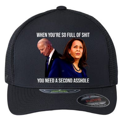 Biden Shirt Funny Anti Biden Harris Design Flexfit Unipanel Trucker Cap