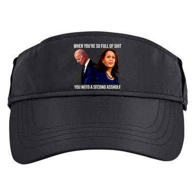 Biden Shirt Funny Anti Biden Harris Design Adult Drive Performance Visor