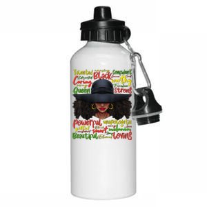 African Black History African American Ladies Juneteenth Aluminum Water Bottle