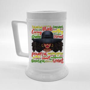 African Black History African American Ladies Juneteenth Beer Stein