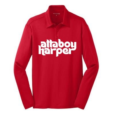 Atta Boy Harper Silk Touch Performance Long Sleeve Polo