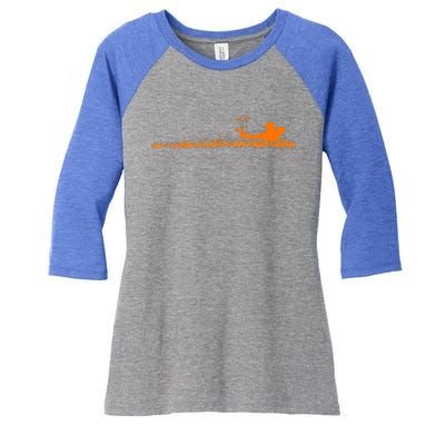 Archery Bow Hunter Deer Mule Elk Bow Hunting Accessories Women's Tri-Blend 3/4-Sleeve Raglan Shirt