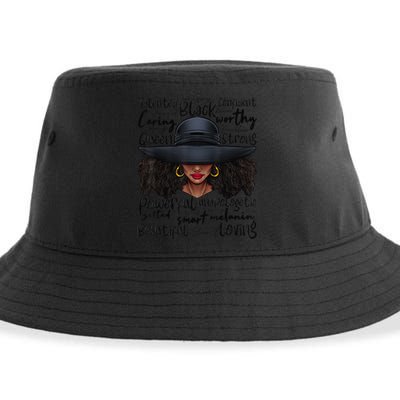 African Black History African American Ladies Juneteenth Sustainable Bucket Hat