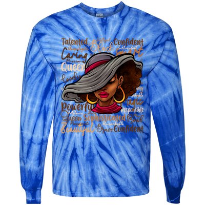 African Black History African American Juneteenth Cool Gift Tie-Dye Long Sleeve Shirt