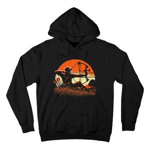 Archery Bow Hunter Deer Mule Elk Bow Hunting Hoodie