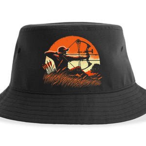 Archery Bow Hunter Deer Mule Elk Bow Hunting Sustainable Bucket Hat