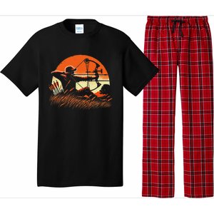 Archery Bow Hunter Deer Mule Elk Bow Hunting Pajama Set