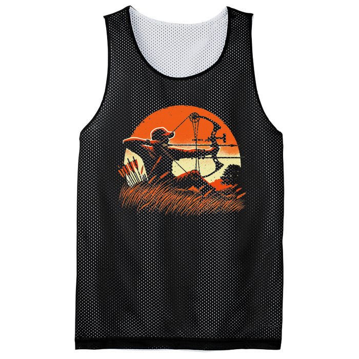 Archery Bow Hunter Deer Mule Elk Bow Hunting Mesh Reversible Basketball Jersey Tank