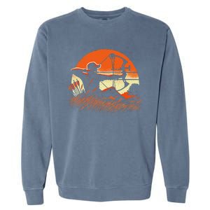 Archery Bow Hunter Deer Mule Elk Bow Hunting Garment-Dyed Sweatshirt