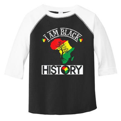 Am Black History Patriotic African American Juneteenth Afro Toddler Fine Jersey T-Shirt