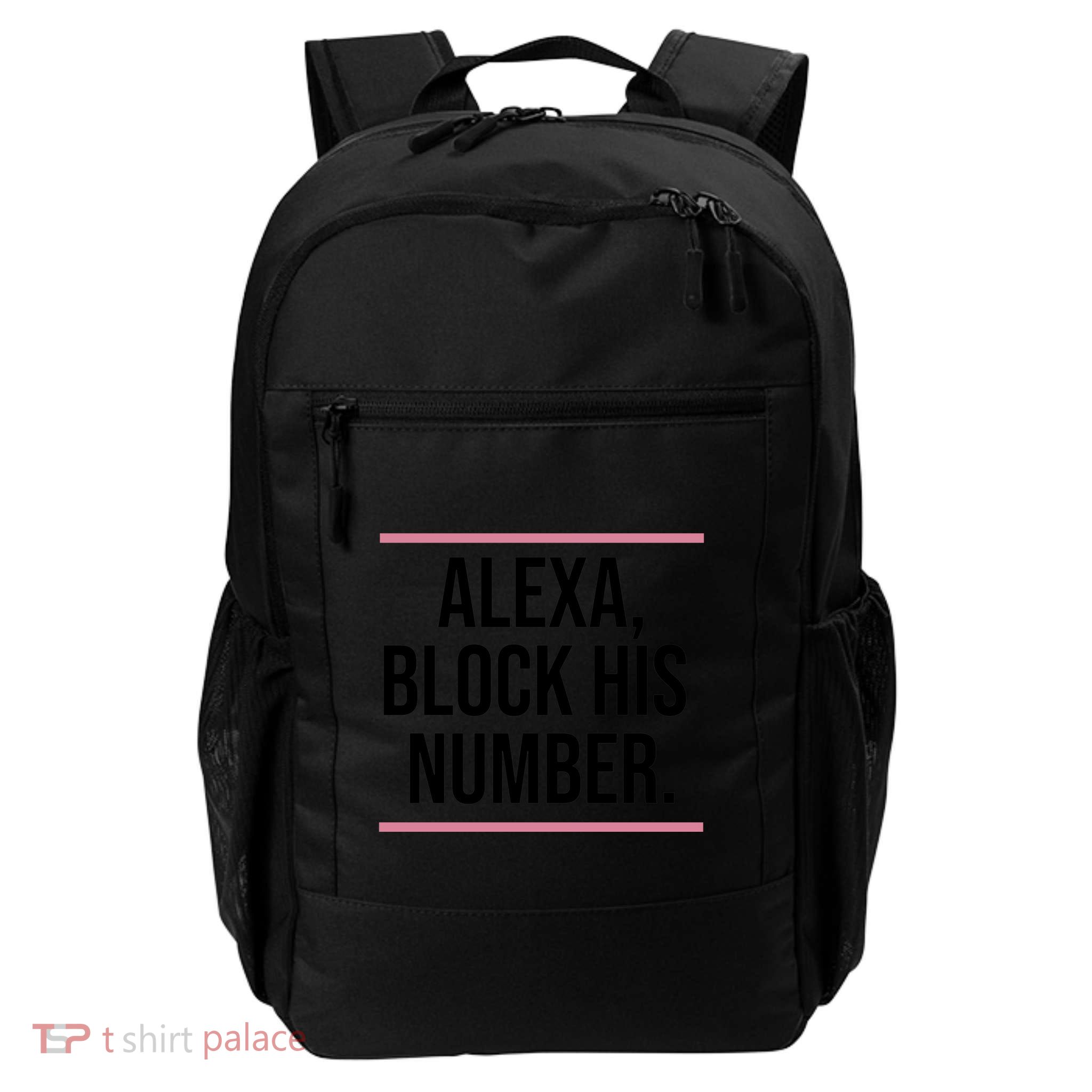 Alexa Block His Number Backpack