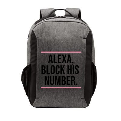 Alexa Block His Number Vector Backpack