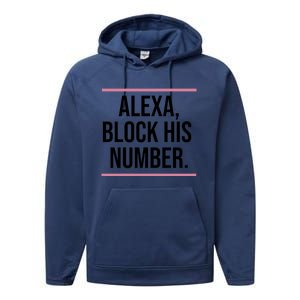 Alexa Block His Number Performance Fleece Hoodie