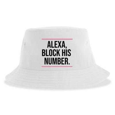 Alexa Block His Number Sustainable Bucket Hat