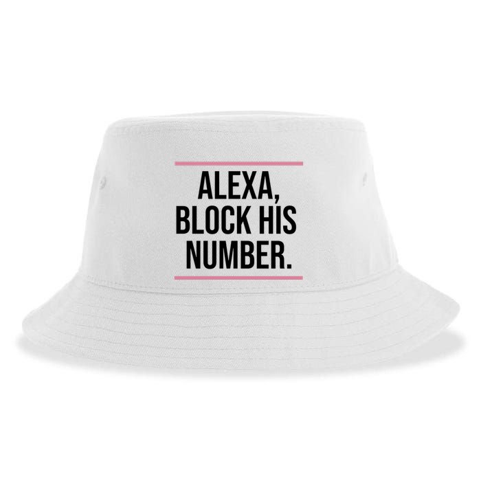 Alexa Block His Number Sustainable Bucket Hat