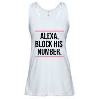 Alexa Block His Number Ladies Essential Flowy Tank
