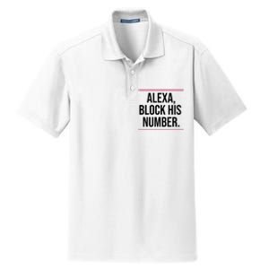 Alexa Block His Number Dry Zone Grid Polo