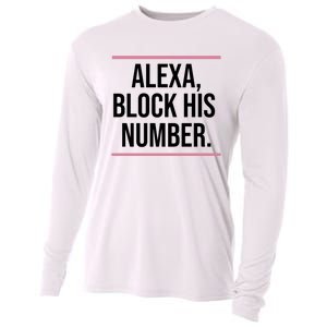 Alexa Block His Number Cooling Performance Long Sleeve Crew